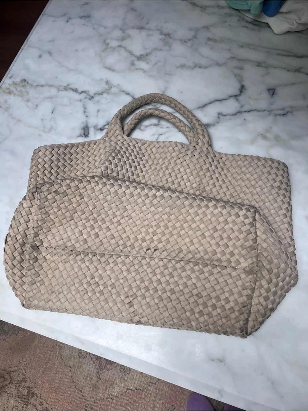 Naghedi Ecru St Barths Large Tote - Picture 7 of 10